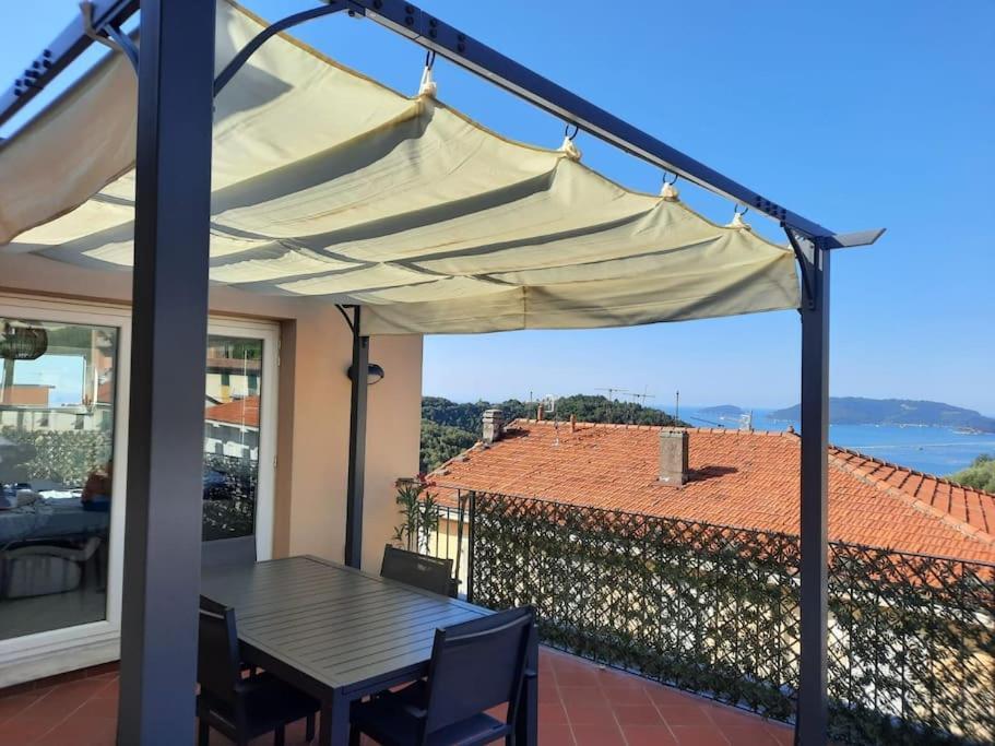 La Terrazza Sul Golfo Dei Poeti Con Vista Mare Lejlighed Pitelli Eksteriør billede
