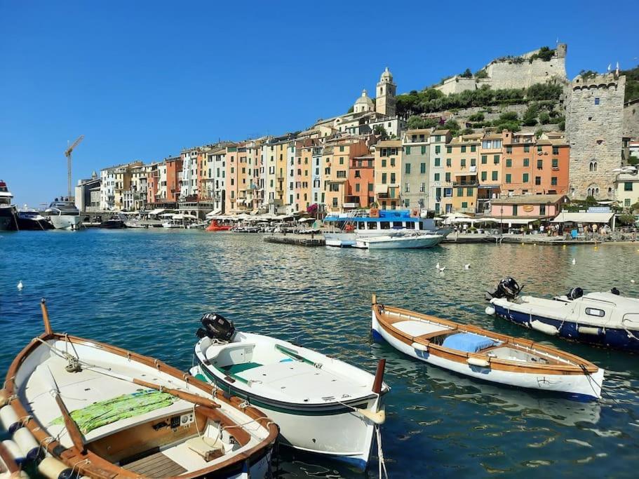 La Terrazza Sul Golfo Dei Poeti Con Vista Mare Lejlighed Pitelli Eksteriør billede